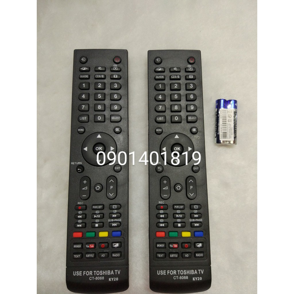 Điều Khiển Tivi Toshiba TC - 8068 ( Hàng Thường )