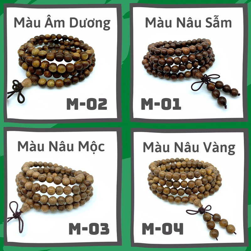 Vòng Tay Trầm Hương 108 Hạt 216 Hạt 4mm 6mm 8mm Nam Nữ Mix Nhiều Charm Đa Dạng ...