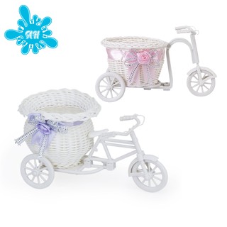 Giỏ hoa xe đạp cổ điển handmade trang trí nội thất