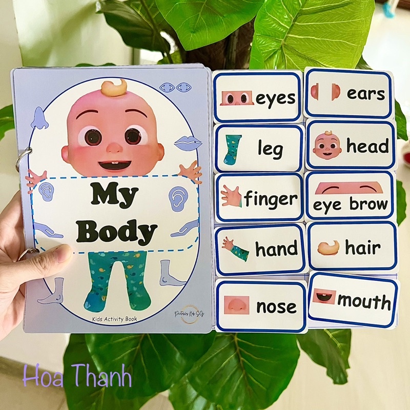 Học liệu bóc dán Cocomelon, em bé JoJo