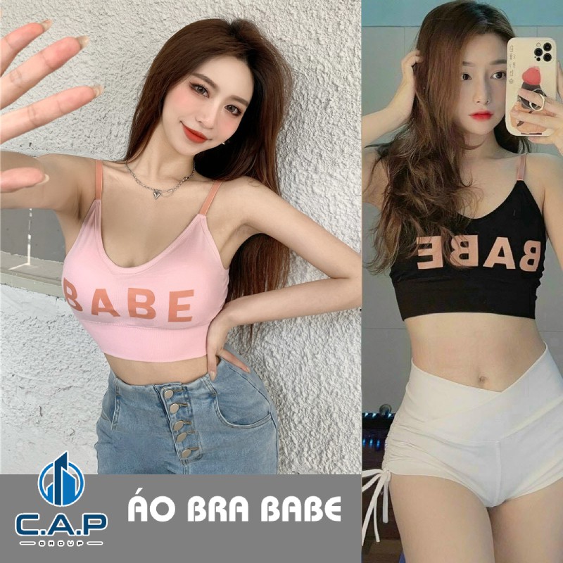 Áo Bra BABE Hot Hit Gym Yoga Bra Thể thao dáng crotop hàng đẹp - NGA028