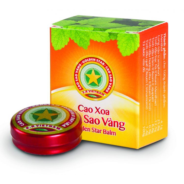 Dầu cù là Cao sao vàng Danapha, Hộp thiếc 4g | BigBuy360 - bigbuy360.vn