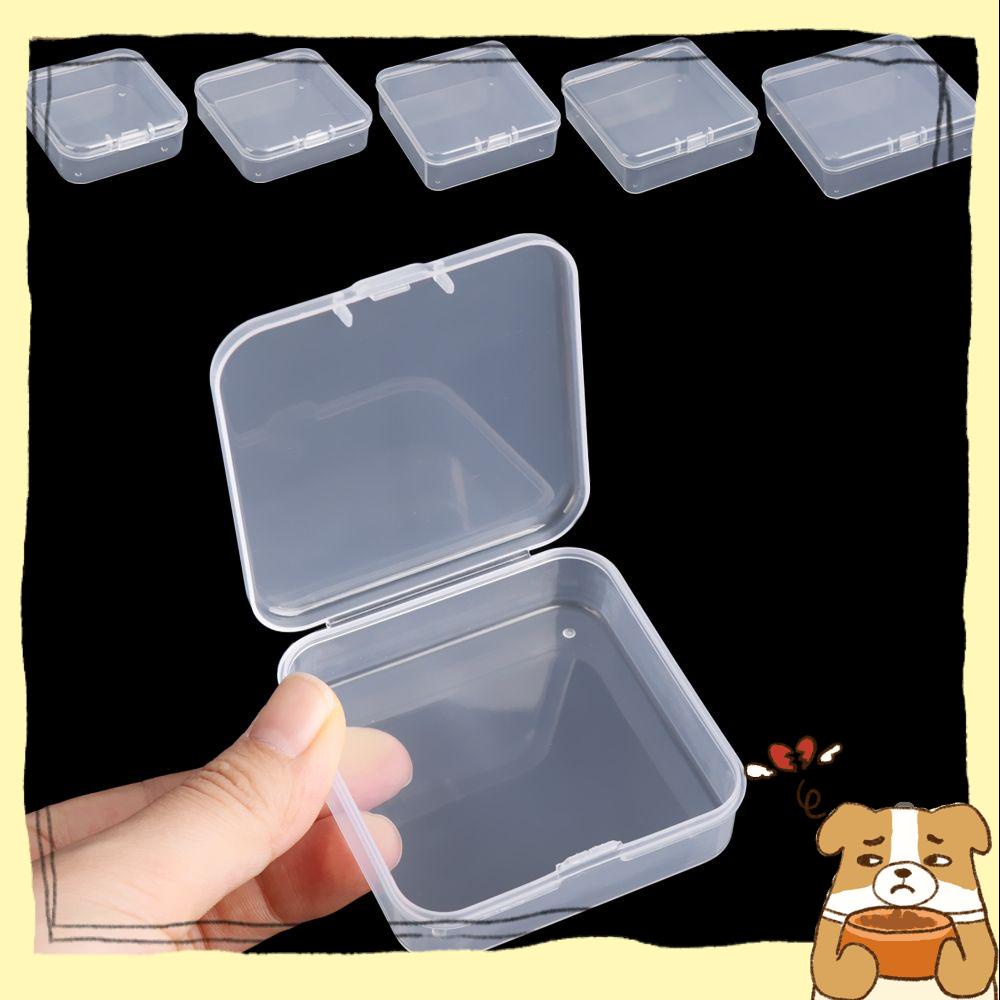 Hộp Nhựa Trong Suốt 5 Ngăn Đựng Trang Sức Tiện Dụng