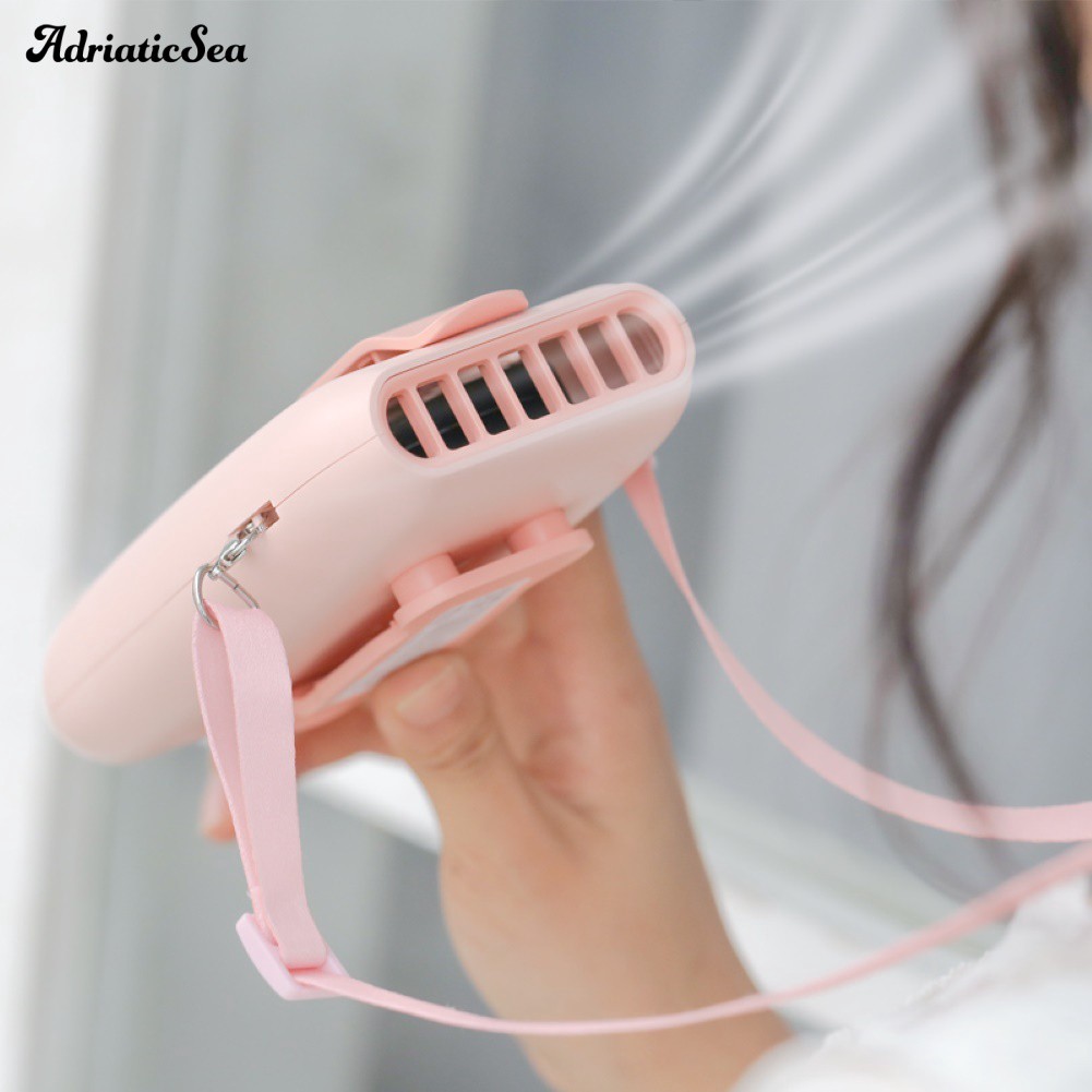 Quạt Usb Mini 3 Tốc Độ Thiết Kế Đeo Cổ Tiện Dụng | BigBuy360 - bigbuy360.vn