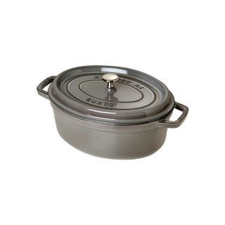 Nồi gang oval Staub Đen 27cm