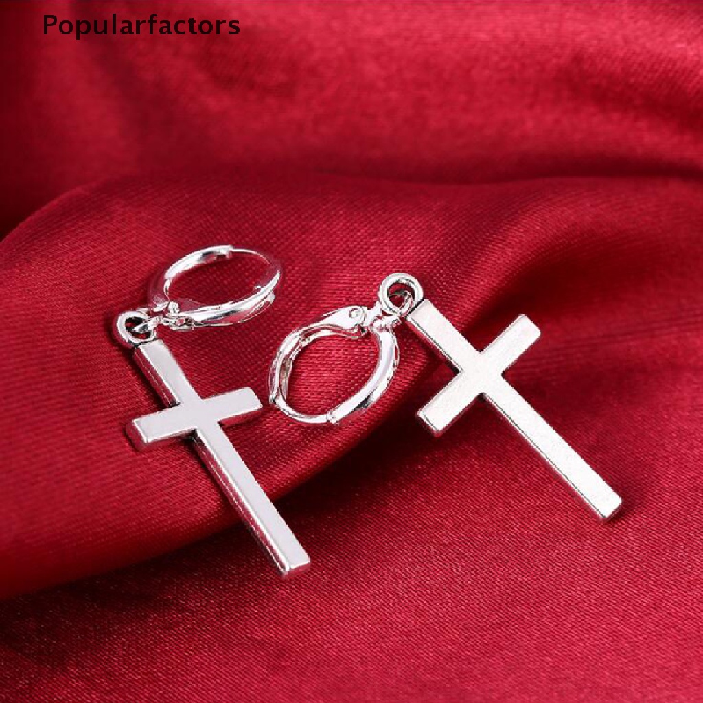 Khuyên Tai Hình Thánh Giá Phong Cách punk Thời Trang