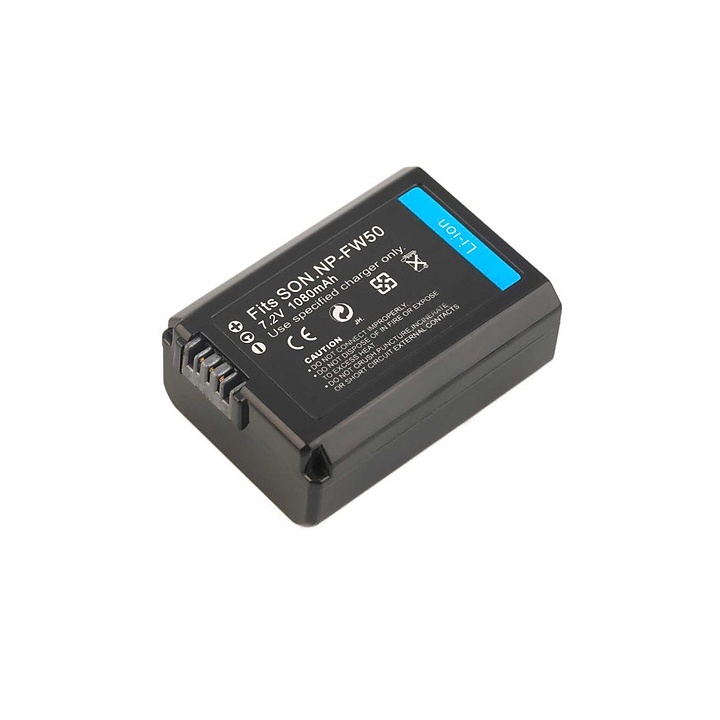 Pin sạc NP-FW50 1080mAh cho máy ảnh Sony A6000 A6300 A6500 A7