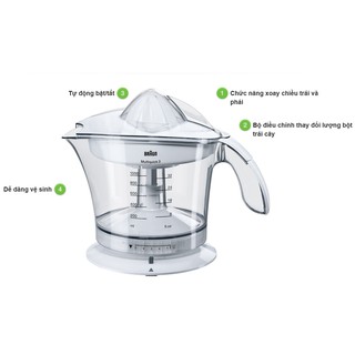 Máy vắt cam 1L Braun MPZ9