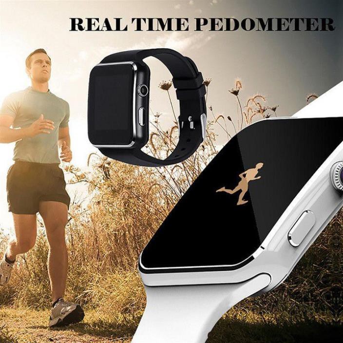 Đồng hồ thông minh lắp sim giá rẻ Smartwatch X6 màn hình cong mẫu mới