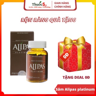 Chính hãng có tem tích điểm sâm alipas platinum viên uống tăng cường sinh lý nam