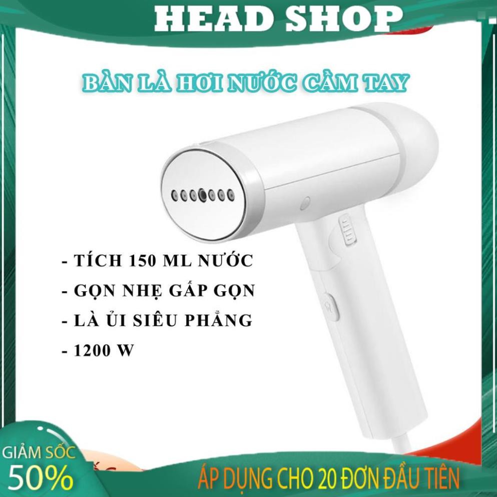 Bàn là máy ủi hơi nước mini cầm tay gấp gọn FK618 bảo vệ quần áo HEADSHOP