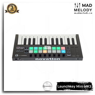 Novation Launchkey Mini MK3 MIDI Keyboard [đàn soạn nhạc nhỏ gọn, đời 3, 25 phím mini, Brand New]