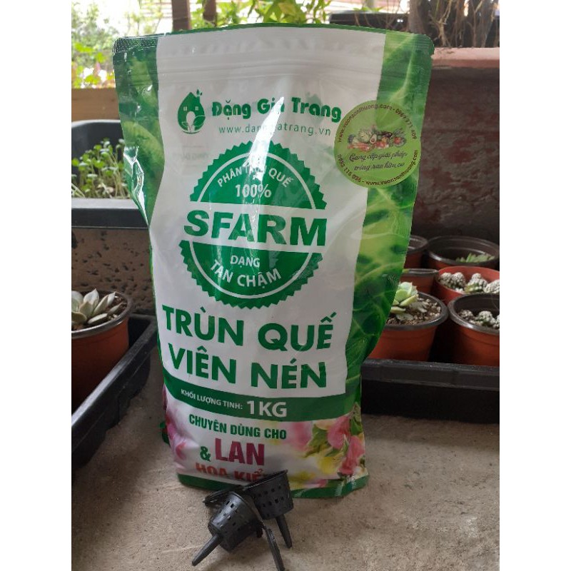 200gr Phân Trùn Quế Viên Nén Đặng Gia Trang chia Lẻ Từ Bao Nguyên, Bổ Sung dinh dưỡng cho Cây