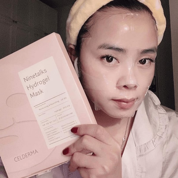 [1 HỘP 4M] Mặt Nạ Celderma Ninetalks Hydrogel Mask