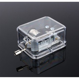 Hộp nhạc cơ thủy tinh - chắp cánh yêu thương