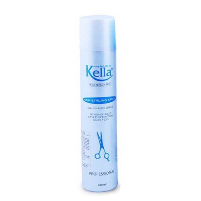 Keo xịt tóc Kella cứng mềm giúp tạo kiểu và giữ nếp 420ml