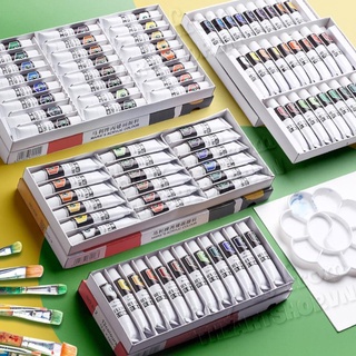 Màu acrylic marie’s 12/18/24/36 màu dạng tuýp mỗi tuýp 12ml