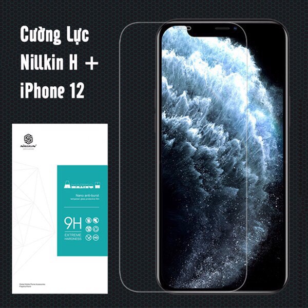 Kính cường lực Iphone 12 Pro Max, 12 Pro, 12, 12 mini Nillkin Amazing 9H chính hãng