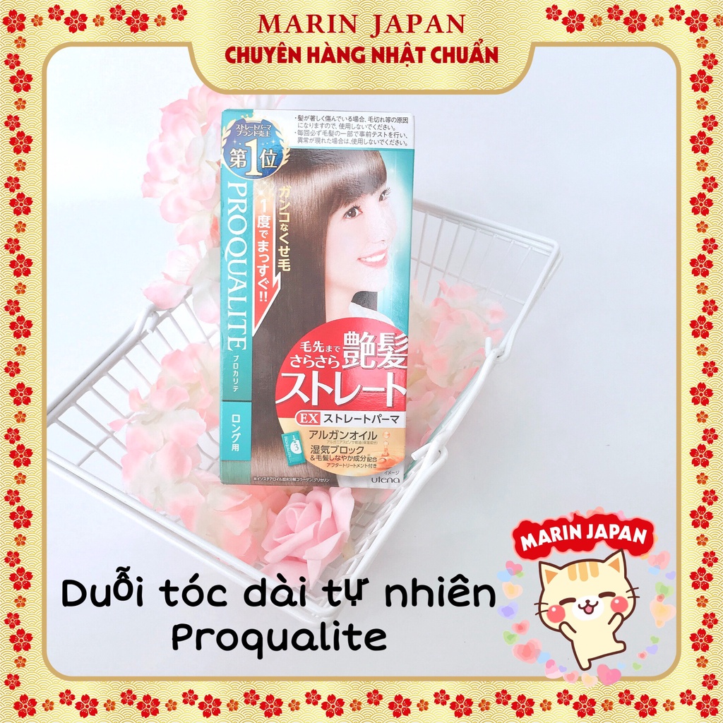 Duỗi tóc nội địa Nhật Proqualite loại cho tóc ngắn và tóc dài tự nhiên