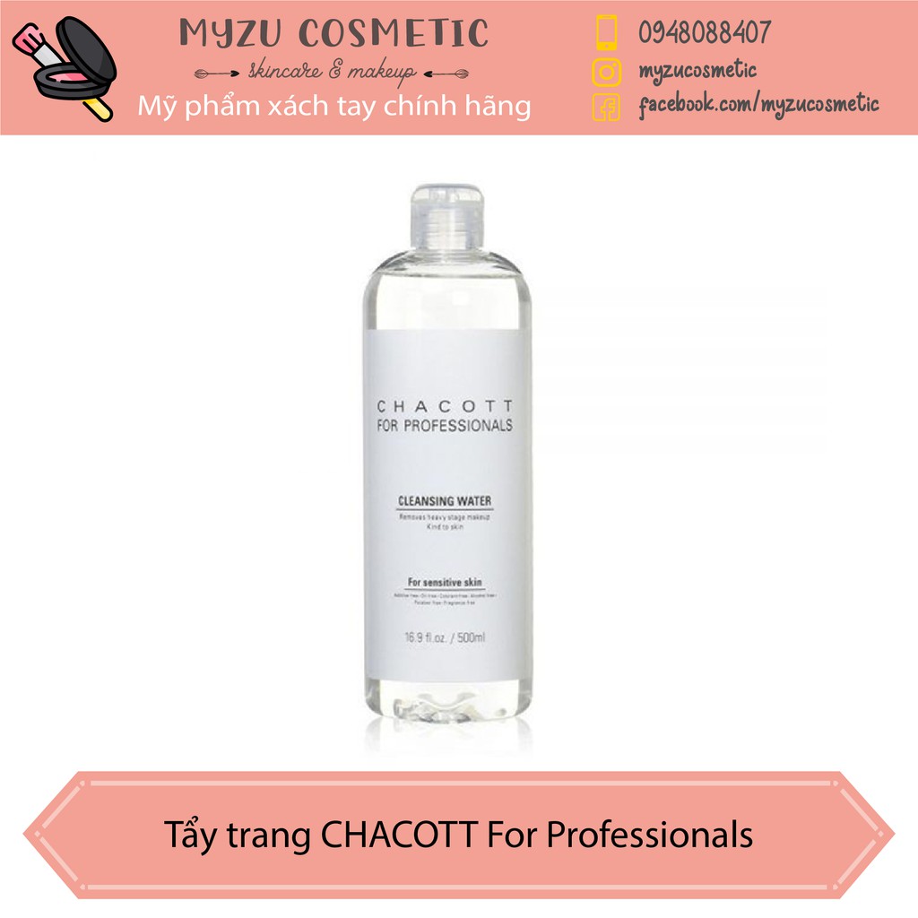 Tẩy trang CHACOTT For Professionals