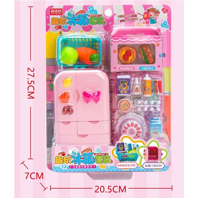 Tủ lạnh mini đồ chơi cho bé