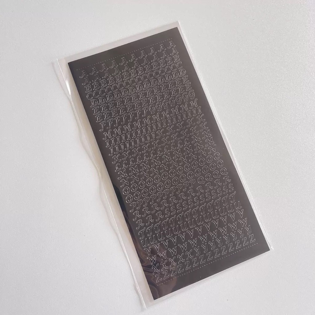 Sticker Chữ Cái In Hoa & Viết Thường Siêu Nhiều Siêu Tiết Kiệm
