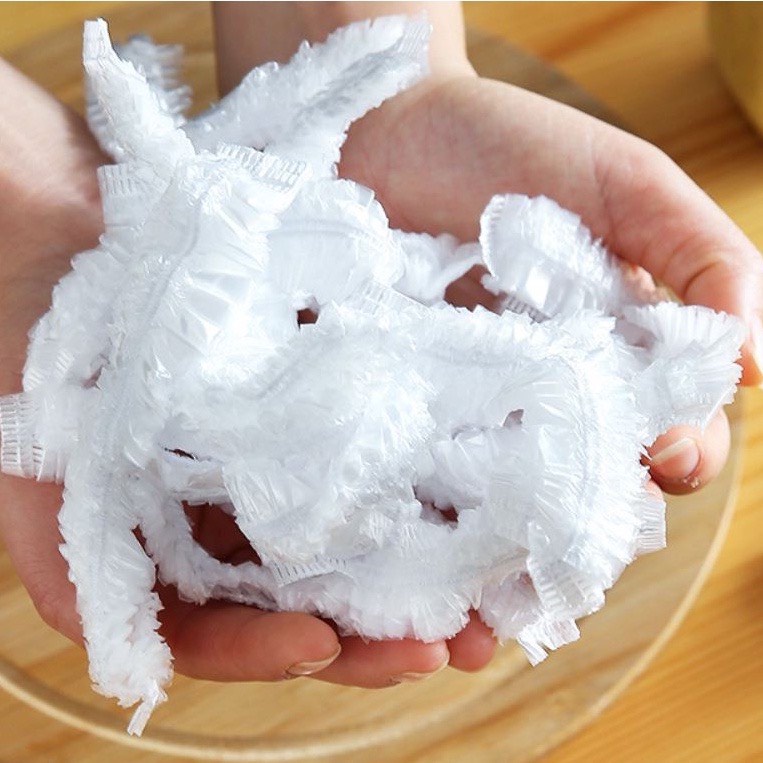 Màng bọc thực phẩm co giãn siêu dai có chun hình túi gấu set 100 chiếc