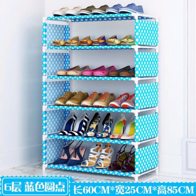 Kệ để giày 6 tầng hoa văn cực đẹp. Tiện lợi tiết kiệm ko gian