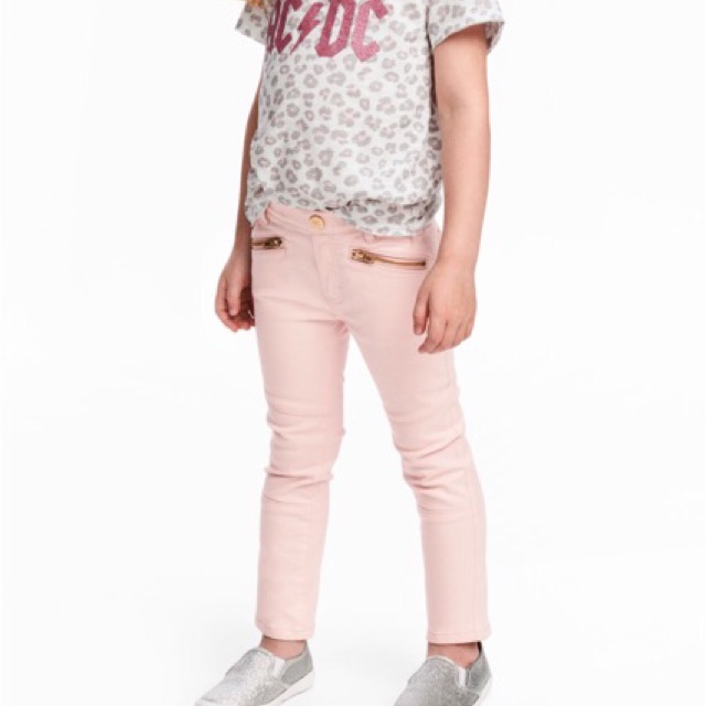 2 quần kaki bé gái H&M