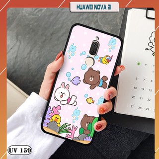 Ốp lưng nhám Huawei nova 2i - in hình