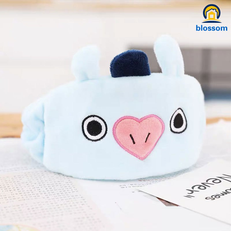 Bts Bt21 Băng Đô Rửa Mặt / Trang Điểm Co Giãn Họa Tiết Bt21 Một Kích Thước Cho Nam Và Nữ