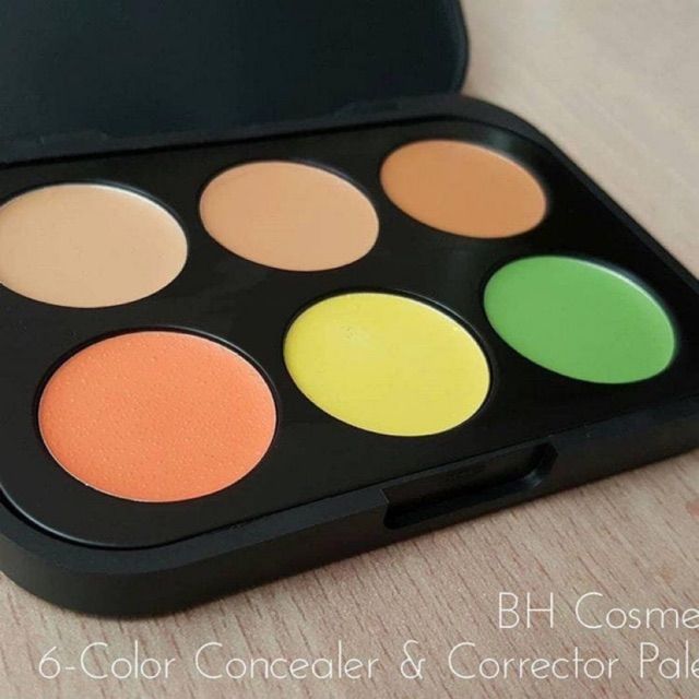Che khuyết điểm BH Cosmetics 6 Color Concealer & Corrector Palette (bill Mỹ)