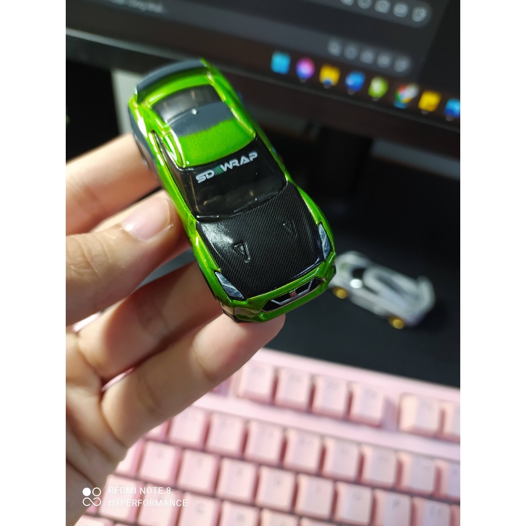 Decal trượt nước Carbon Fiber dán xe mô hình Hotwheels tỉ lệ 1:64, có thể dùng dán tỉ lệ 1:36, 1:32