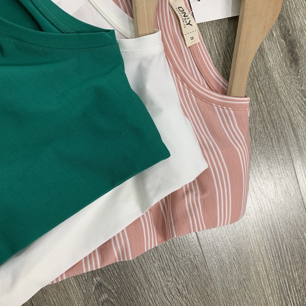 Áo thun nữ độn vai xuất xịn nha On.ly chất cotton siêu mịn mát