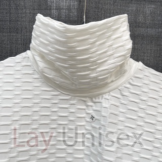 Áo thun Cổ Lọ tay dài Squares Pattern Royalty