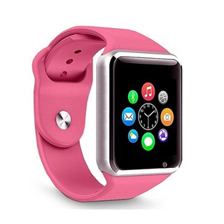 đồng hồ thông minh giống apple watch gắn sim độc lập hồng cánh sen