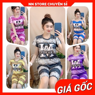 Đồ bộ thun lửng in hình cực xinh BTT43 ⚡Ảnh thật⚡ Đồ bộ nữ ⚡ Đồ bộ mặc nhà