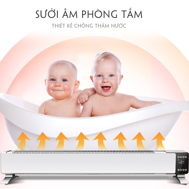 Sưởi Gốm- 158 Lá Tản Nhiệt- Sưởi Phòng Ngủ,Phòng Khách,Hút Ẩm,Chống Nồm,HONA BOSS