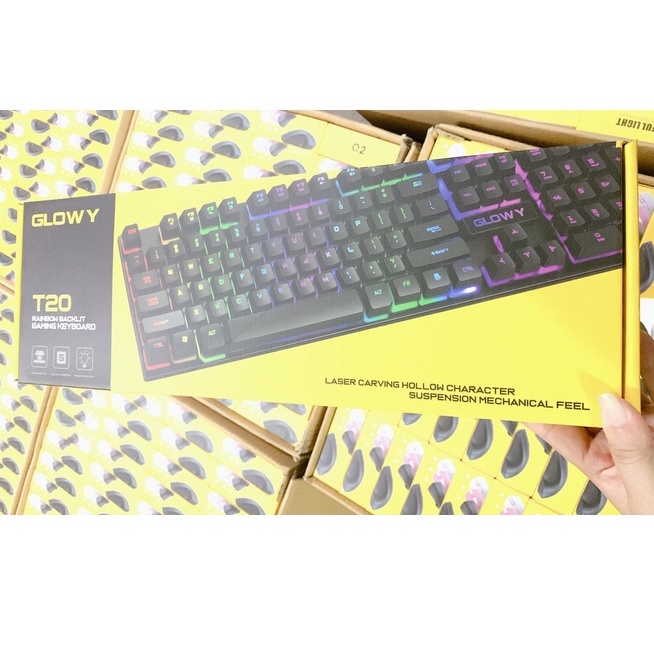 Bàn phím Gloway T20 LED chính hãng - Bảo hành 12 tháng !!!