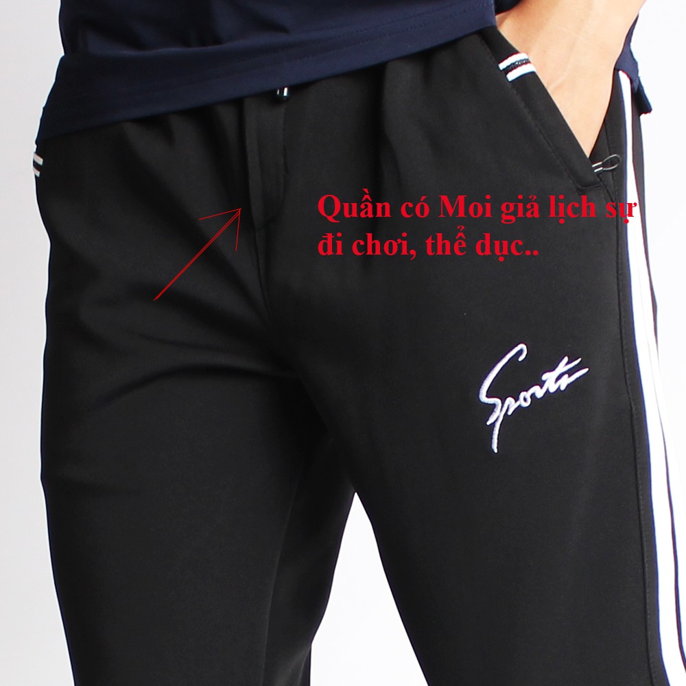 [Mã FASHIONMALLT4 giảm 15% tối đa 30K đơn 150k] Quần Thể Thao Nam Chando 3 Sọc Quần Nam Thu Đông Co Giãn | BigBuy360 - bigbuy360.vn