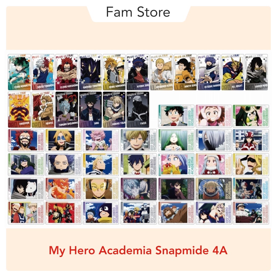 Pack thẻ My Hero Academia Snapmide