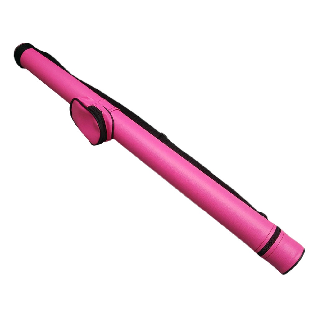 Túi da cứng đựng cây cơ bida 2 lỗ màu đen có dây đeo vai