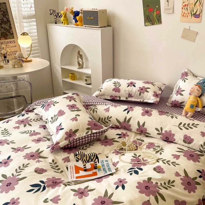 bộ chăn ga poly nhập