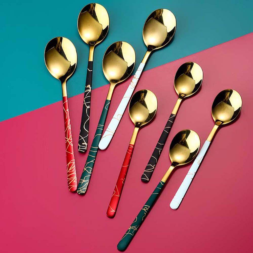 YIYU Muỗng Khuấy Cà Phê / Ăn Kem Chất Lượng Cao