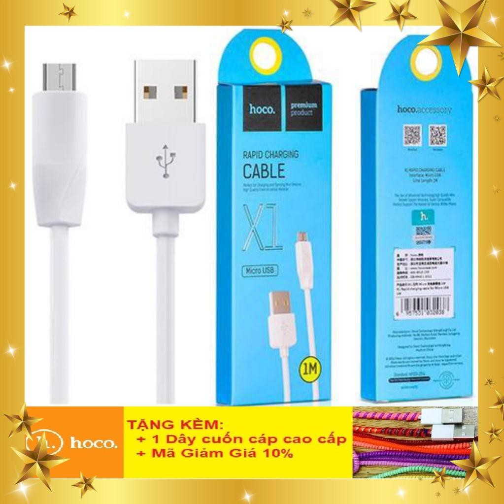 Dây Sạc SamsungCáp Hoco X1 Micro Usb Android - BH 12 Tháng