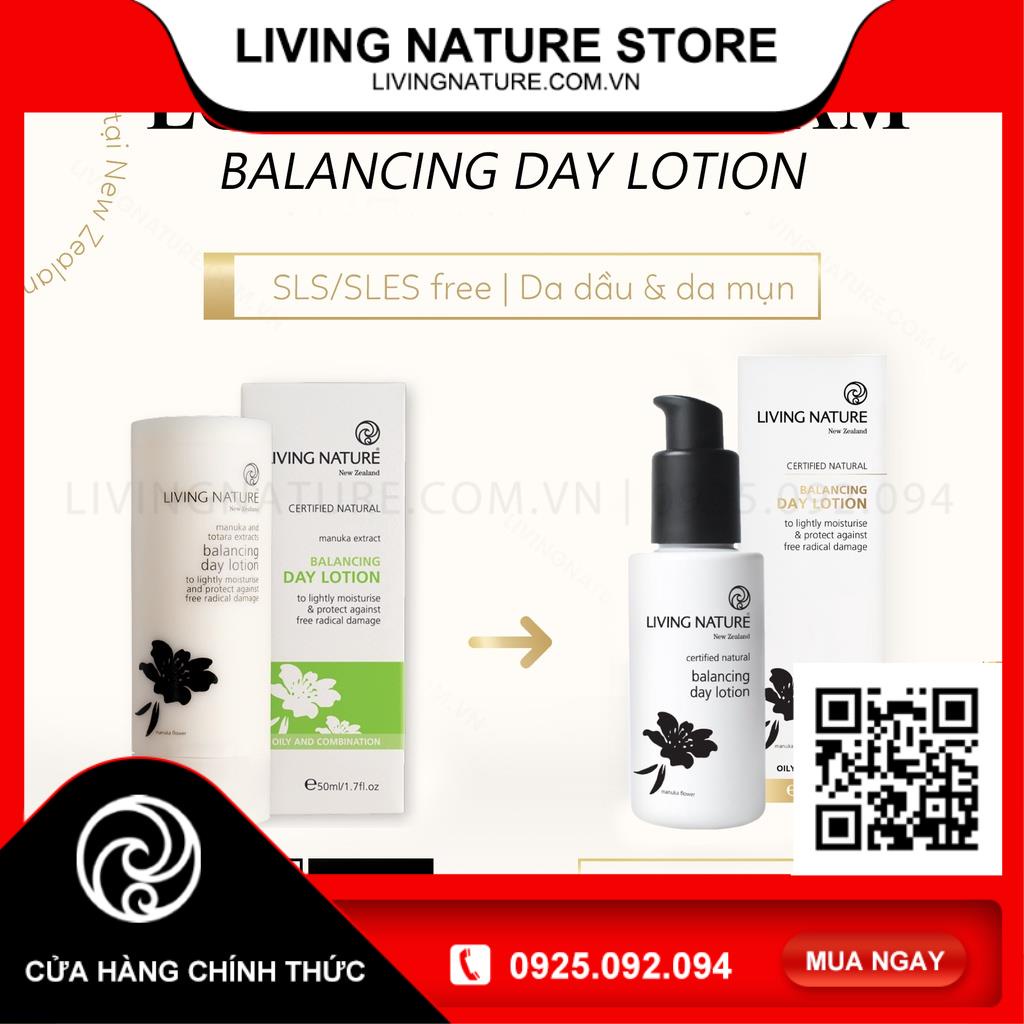 [Official Store] Lotion dưỡng ẩm da dầu mụn Living Nature Balancing Day Lotion 50ml/ 60ml | BigBuy360 - bigbuy360.vn