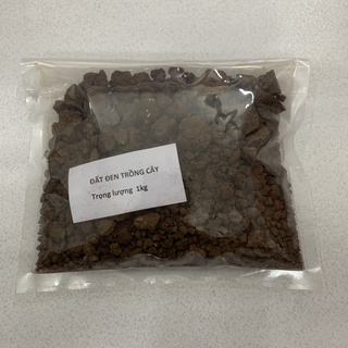 Đất thịt ( đất đen ) dùng trồng cây trồng rau - giữ nước tốt (1kg)