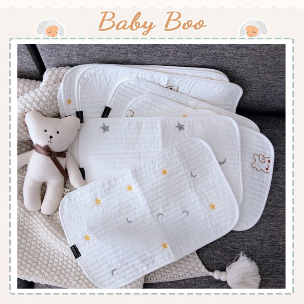 Gối lót đầu/Gối organic cho bé sơ sinh [ babyboo ]