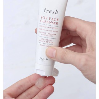 [FRESH] Sữa Rửa Mặt Minisize 20ml (Soy Face Cleanser & Strawberry Exfoliating Face Wash)