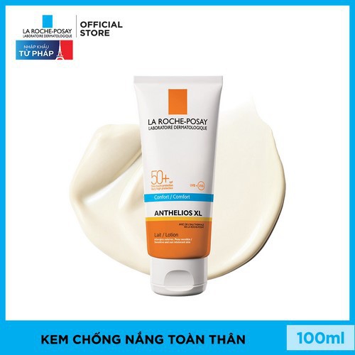 Kem Chống Nắng Dạng Sữa Giúp Bảo Vệ Da Trước Tác Hại Của Tia UVA & UVB Laroche Posay Anthelios XL Lotion SPF 50+